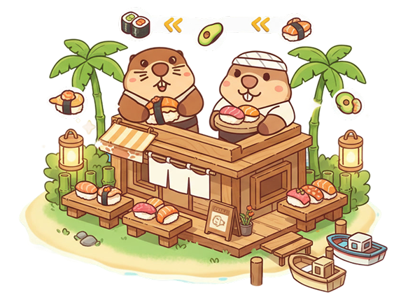 Sushi beavers