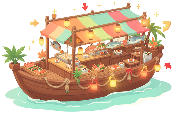 Shop boat